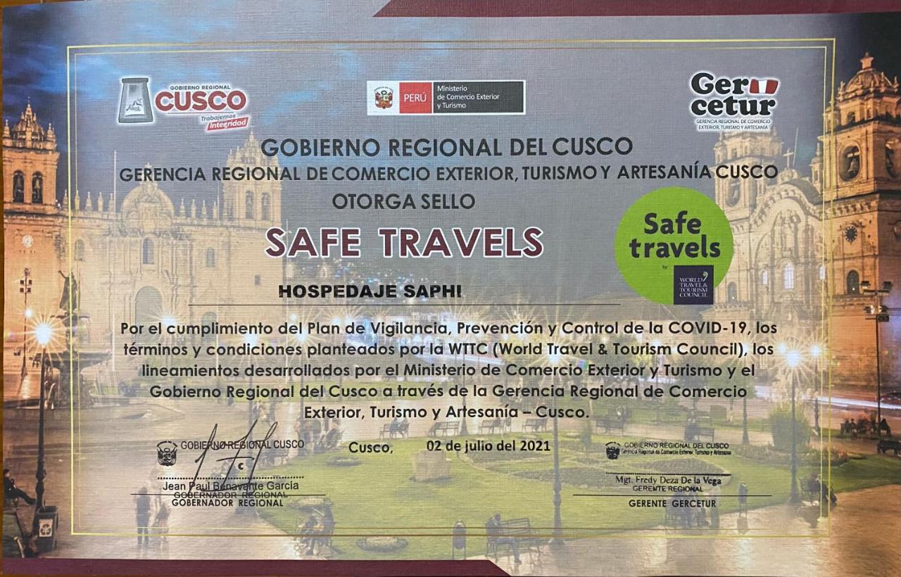 Saphi Inn Cusco - Excelente Ubicacion المظهر الخارجي الصورة